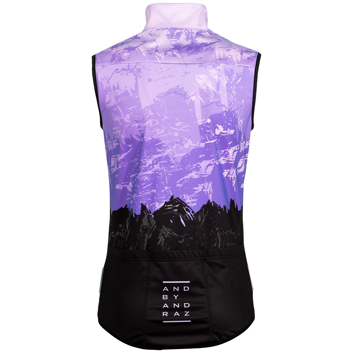 andBELLA VEST ženski telovnik - FLUO VIJOLIČNA/ČRNA