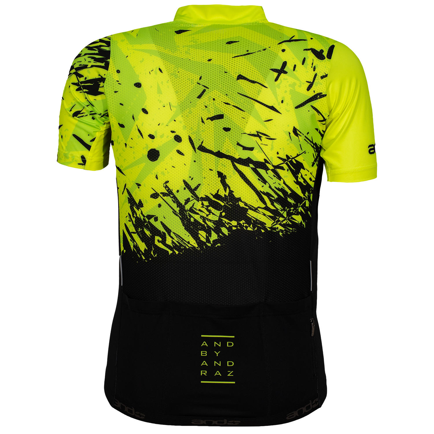 andBELL KR EXP moška majica - FLUO RUMENA/ČRNA