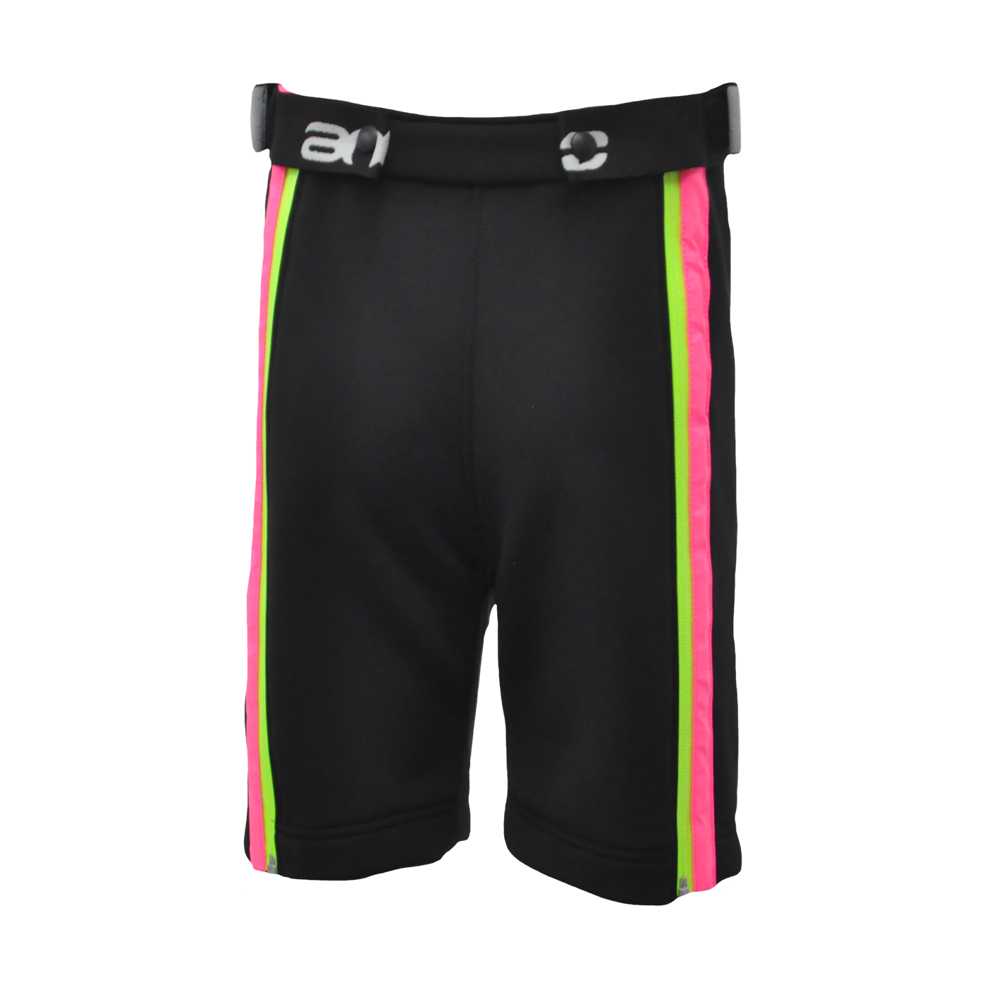 andDale otroške ogrevalne hlače - ČRNA/FLUO FUKSIJA