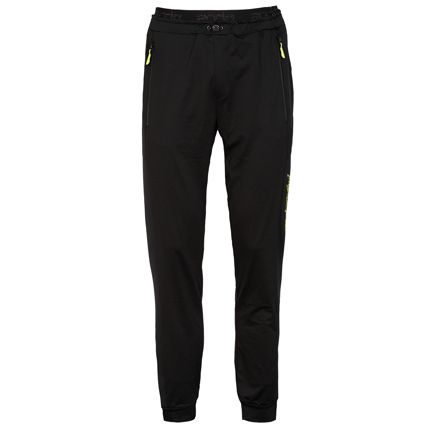 andDEN moške hlače - ČRNA/FLUO RUMENA