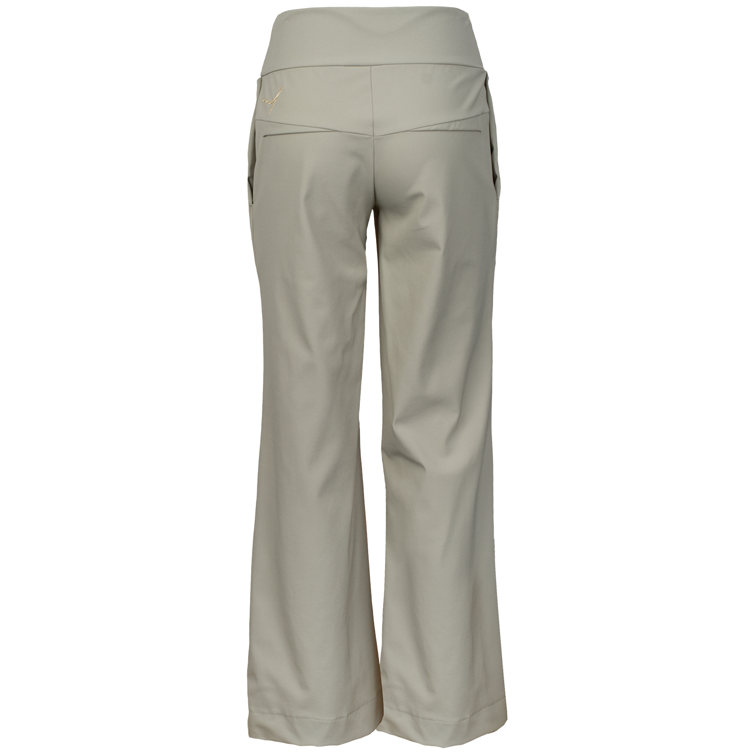 andKIT - ženske hlače - BEŽ,ZLATA