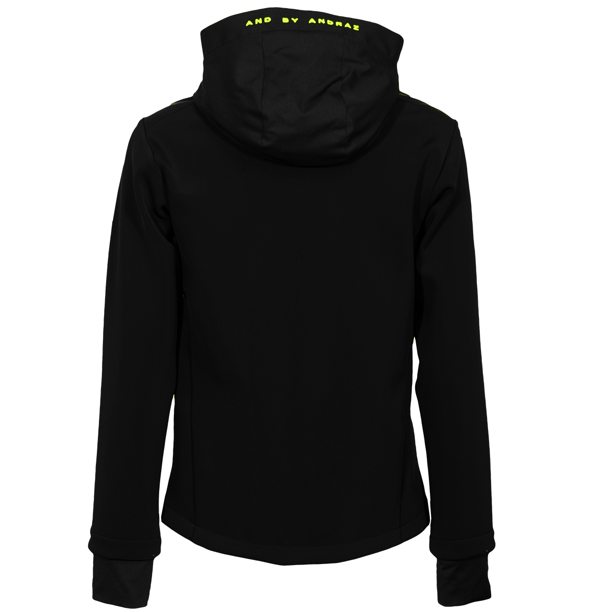 andPASCAL moški windstop - ČRNA/FLUO RUMENA