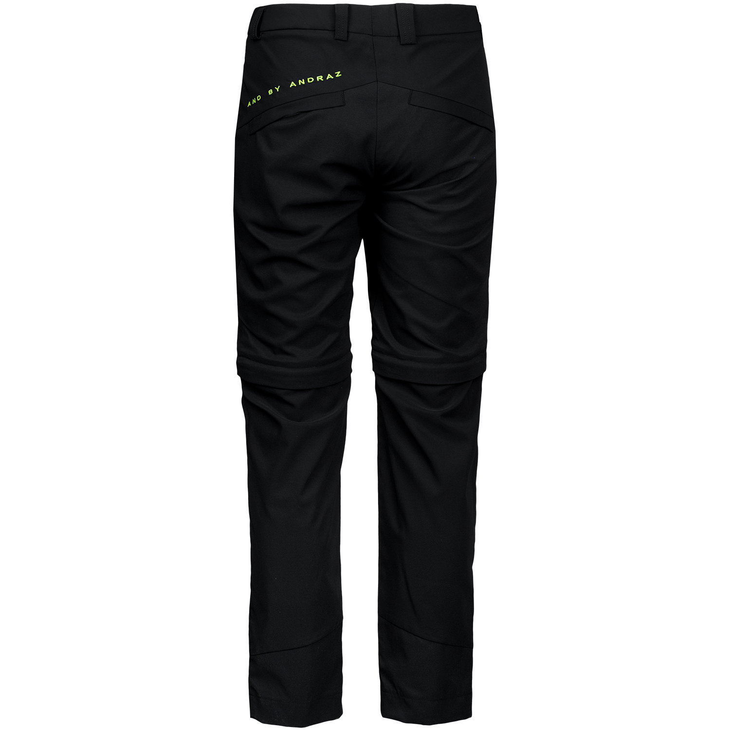 andRYLEE moške hlače - ČRNA/FLUO RUMENA - PODALJŠANE - 58