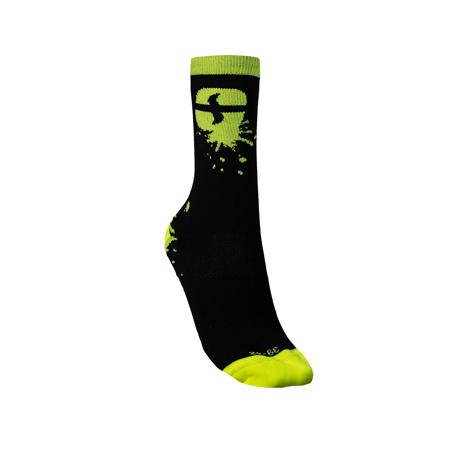 andSOCKHI24 nogavice - ČRNA/FLUO RUMENA/ZELENA - 43-46