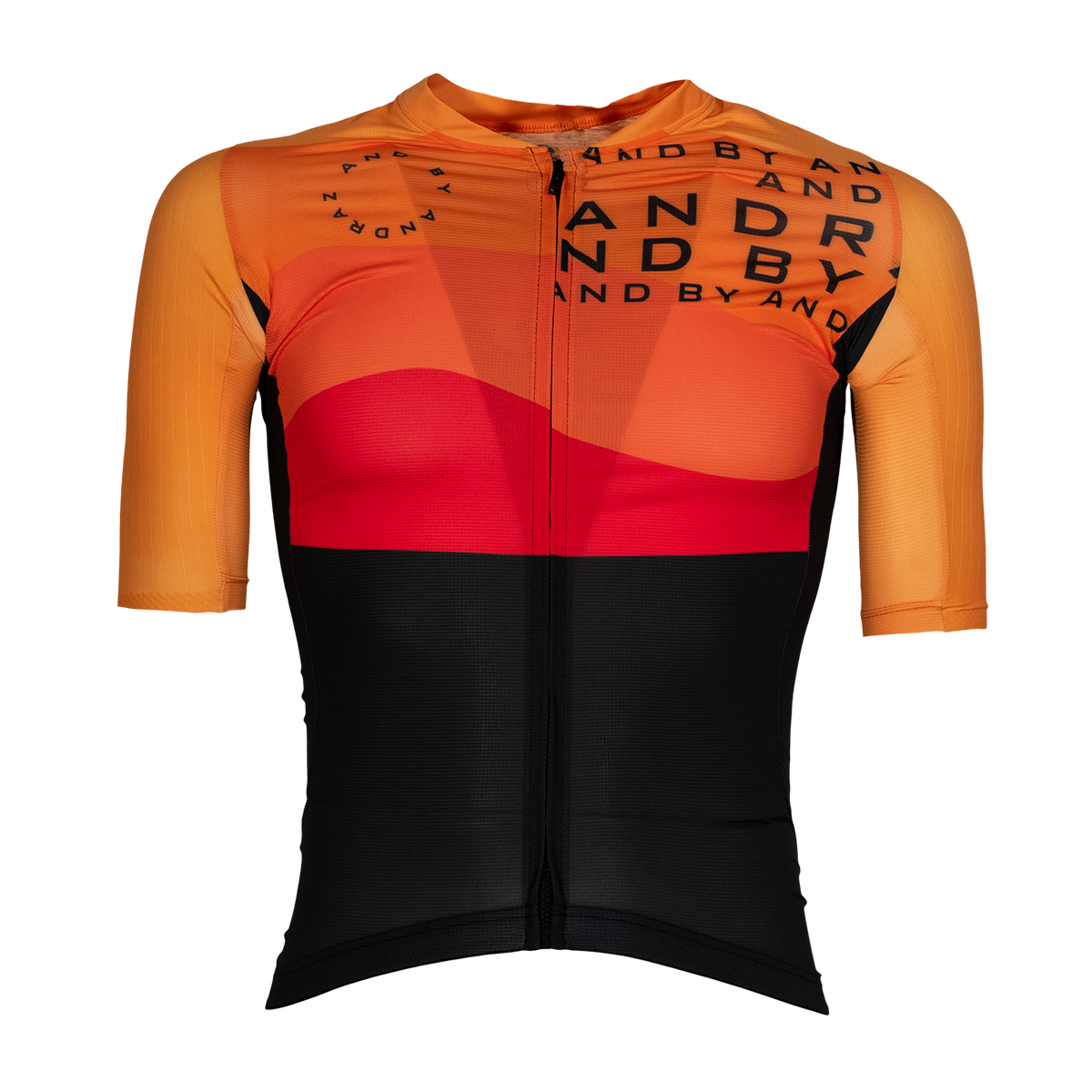 andTISS PRORACE KR - moška majica - ČRNA,ORANŽNA