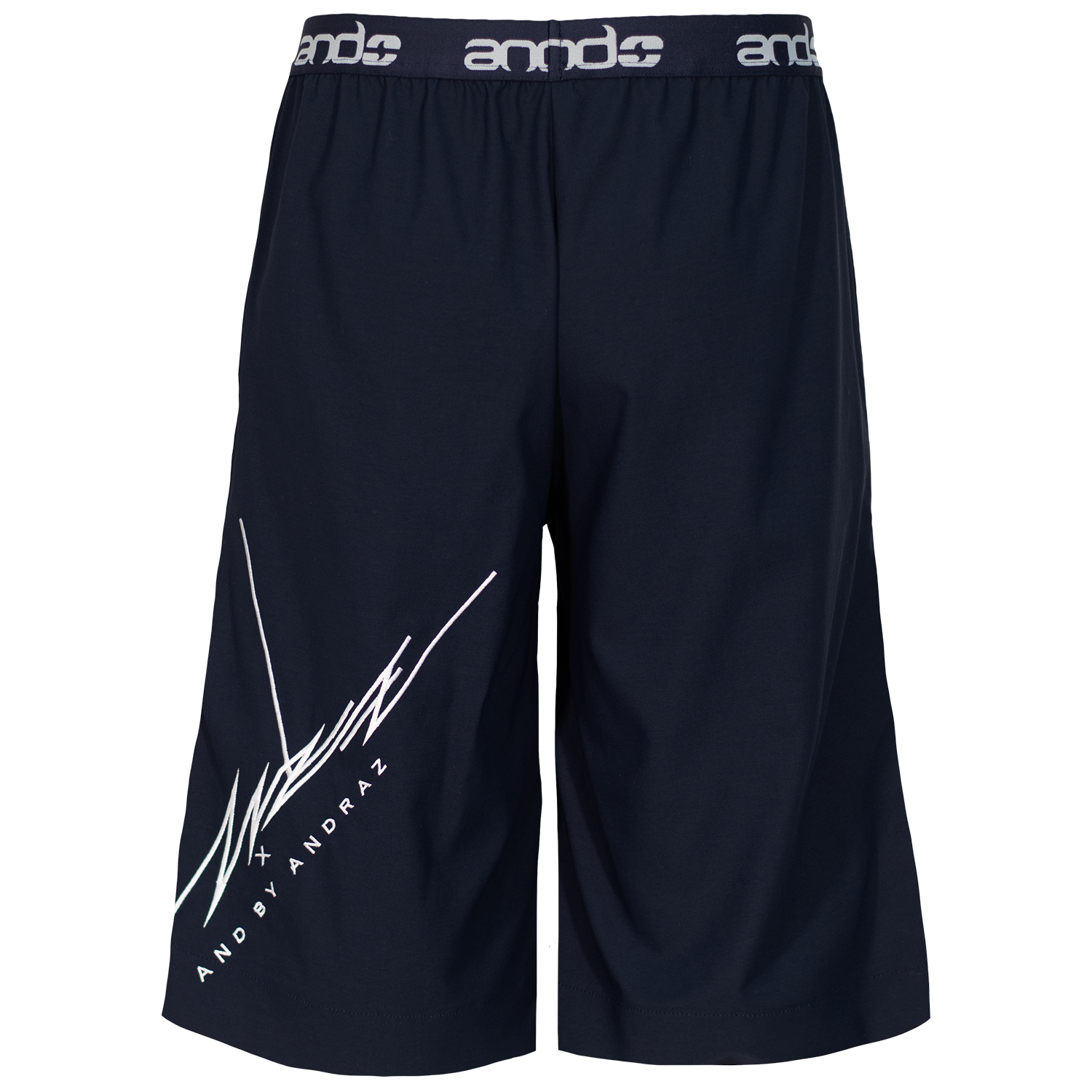 andANŽE - HLAČE moške bermuda - SV.SIVA/T.MODRA