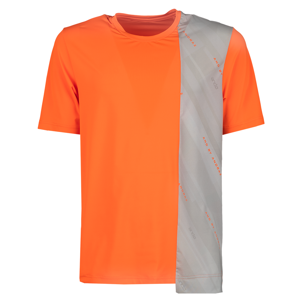 andBRIGHTON moška majica - BEŽ/FLUO ORANŽNA
