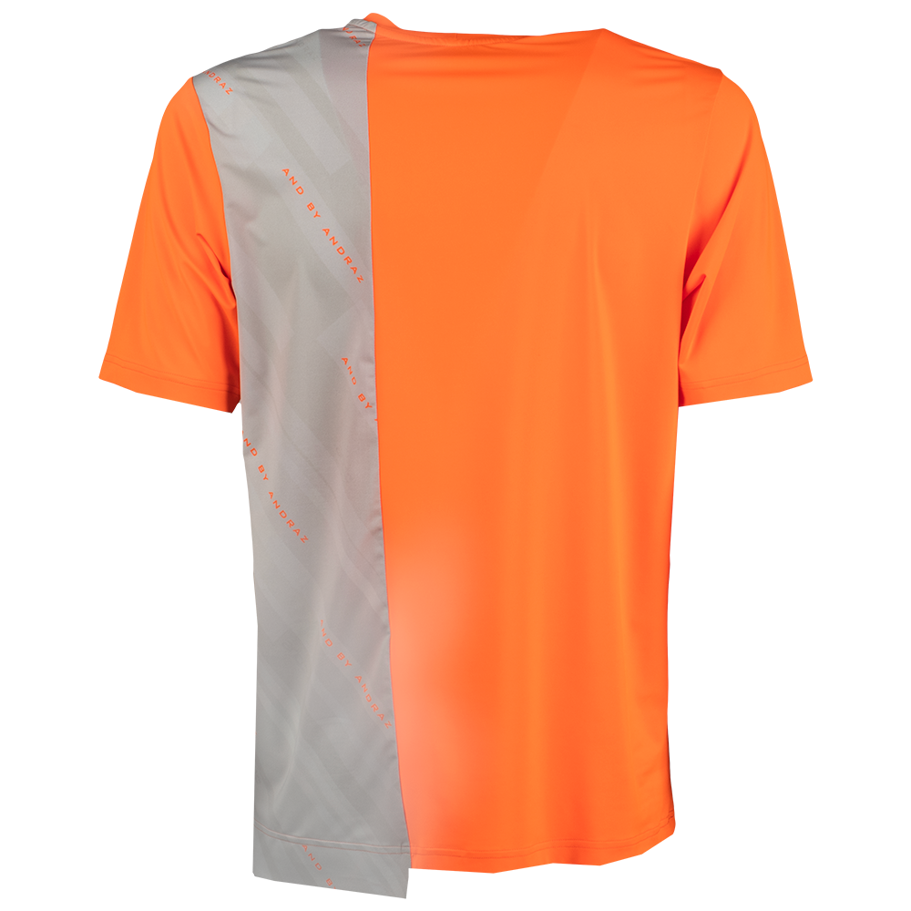 andBRIGHTON moška majica - BEŽ/FLUO ORANŽNA