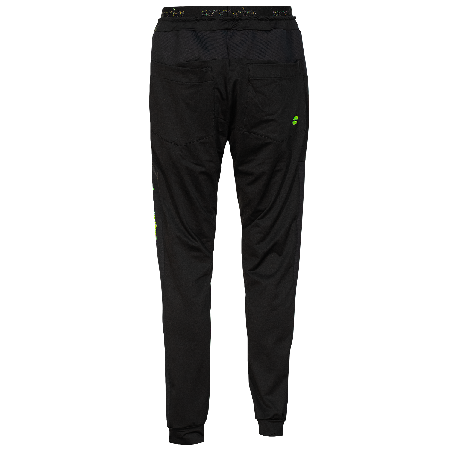 andDEN moške hlače - ČRNA/FLUO RUMENA