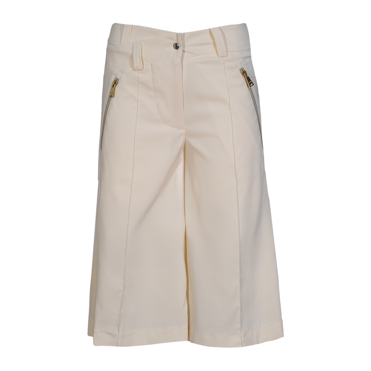 andELIANA - VZOREC ženske hlače - SV.BEŽ/ZLATA - 36 - SKRAJŠANE 24CM