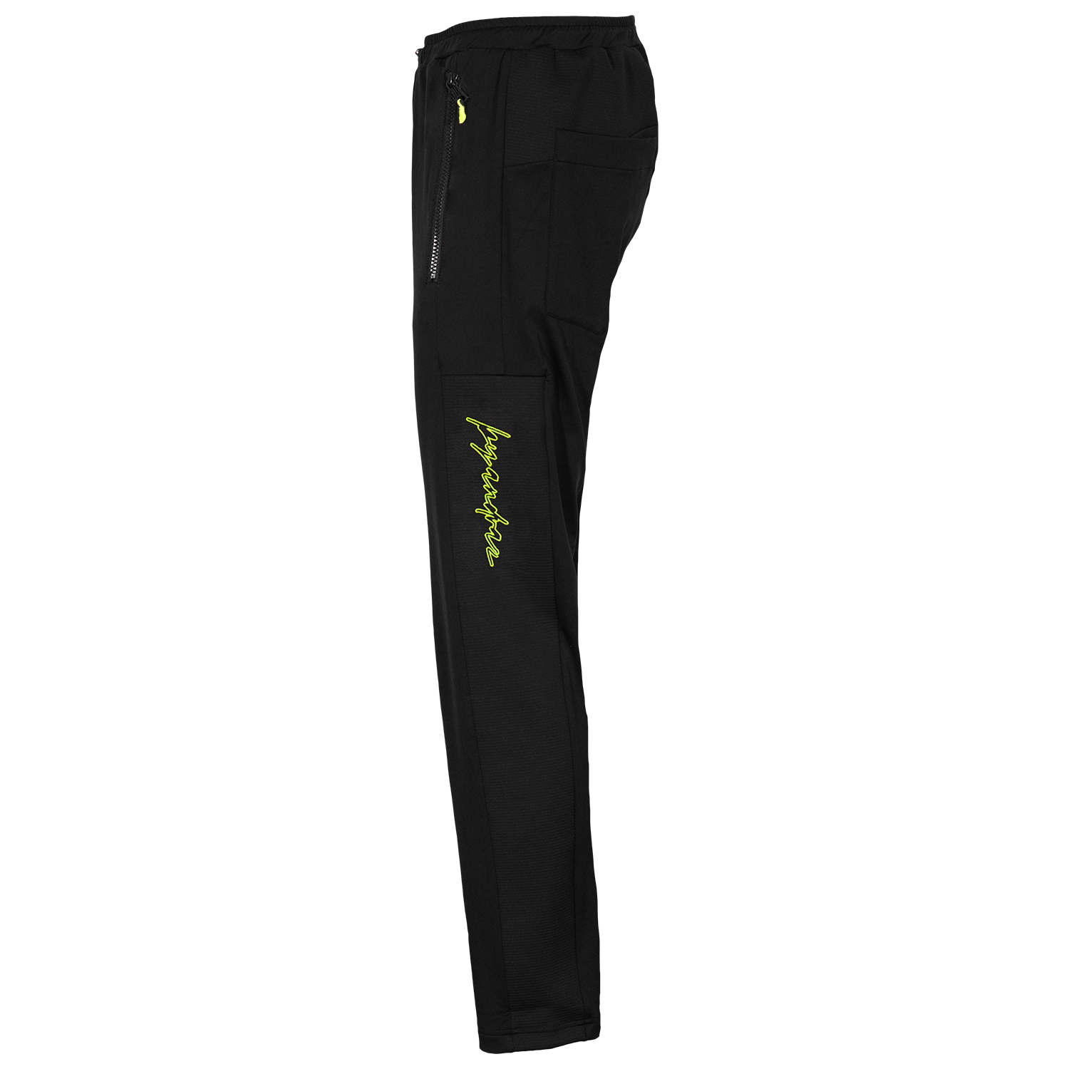 andHALL moške hlače - ČRNA/FLUO RUMENA - PODALJŠANE - 58
