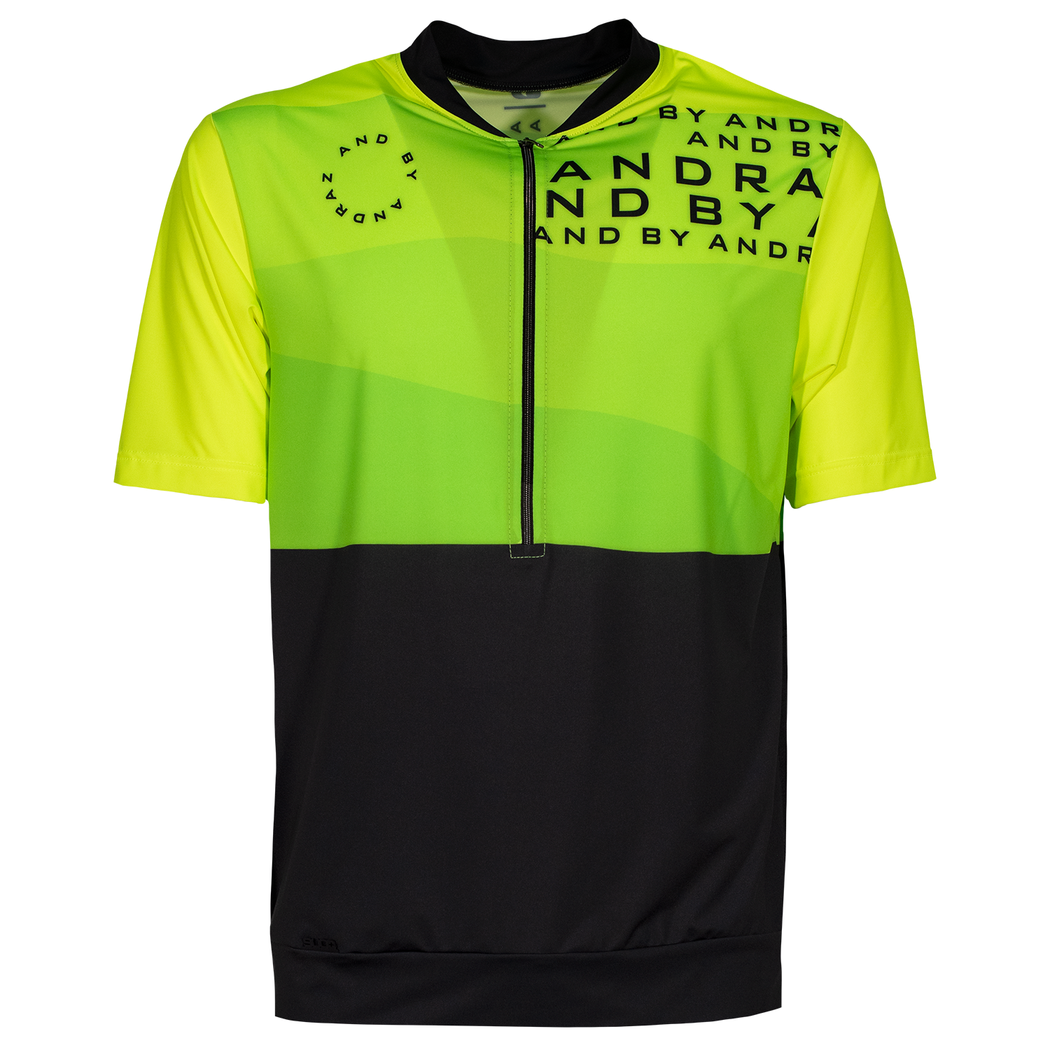 andJAMEL moška majica - FLUO RUMENA/ČRNA