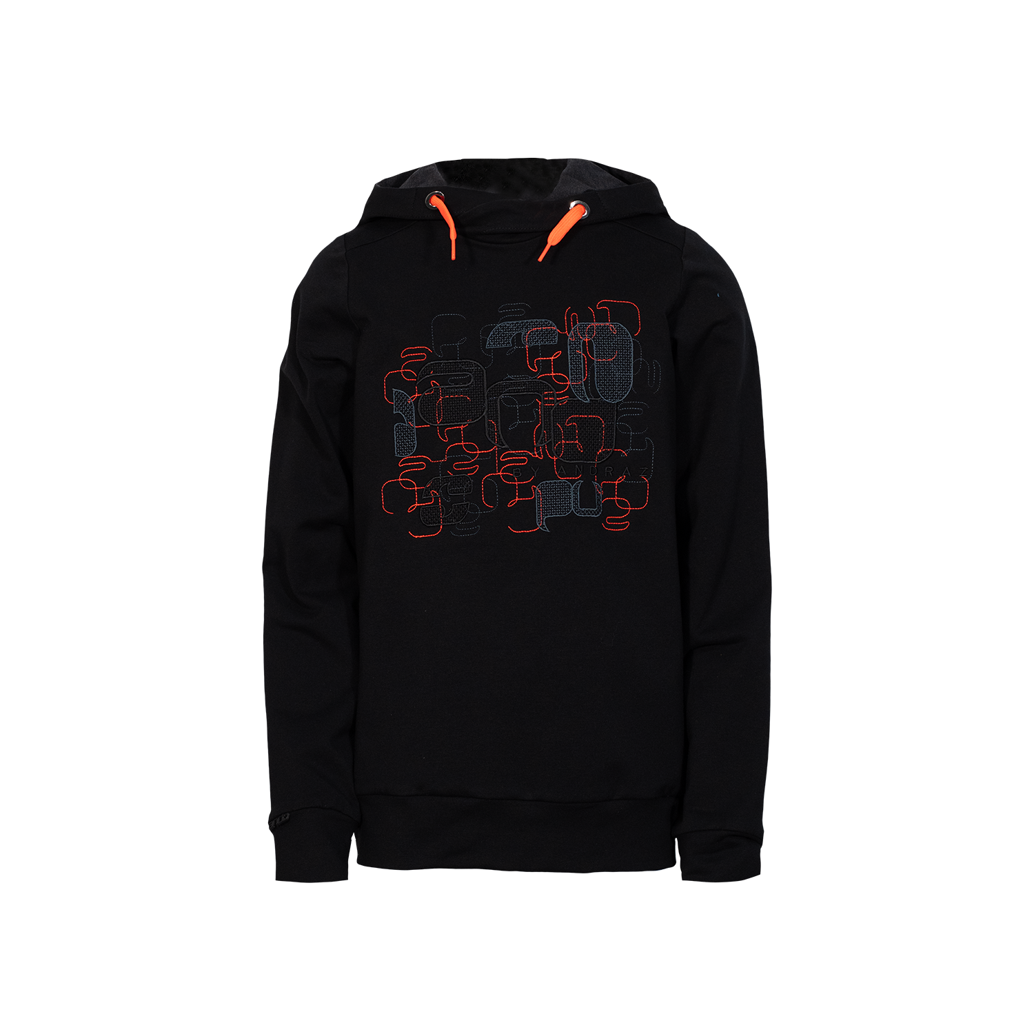 andPORTERB fantovski bluzon - FLUO ORANŽNA/ČRNA