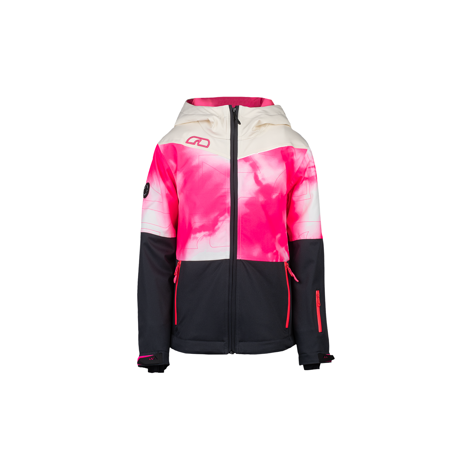 andRUBY - B dekliška bunda - T.SIVA/FLUO FUKSIJA/SV.BEŽ