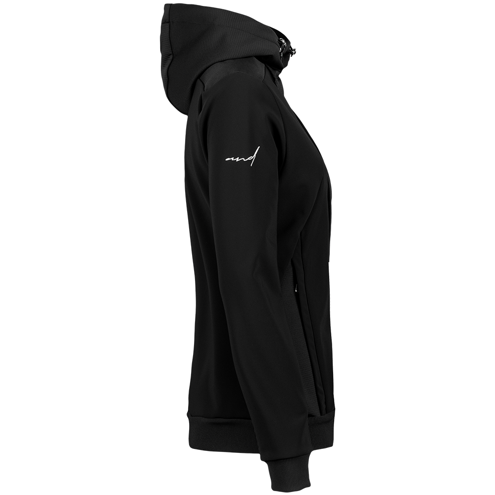 andSHARON - ženski softshell - ČRNA,SREBRNA