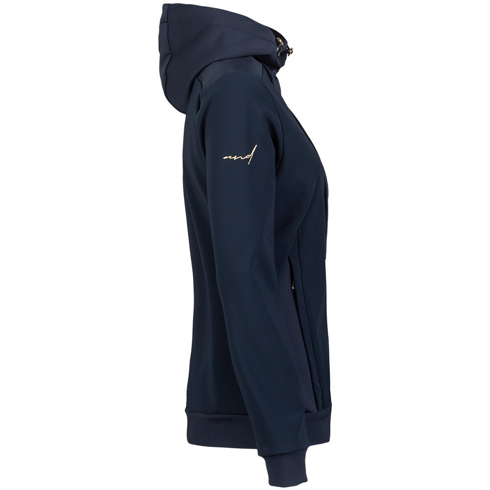 andSHARON - ženski softshell - T. MODRA,ZLATA