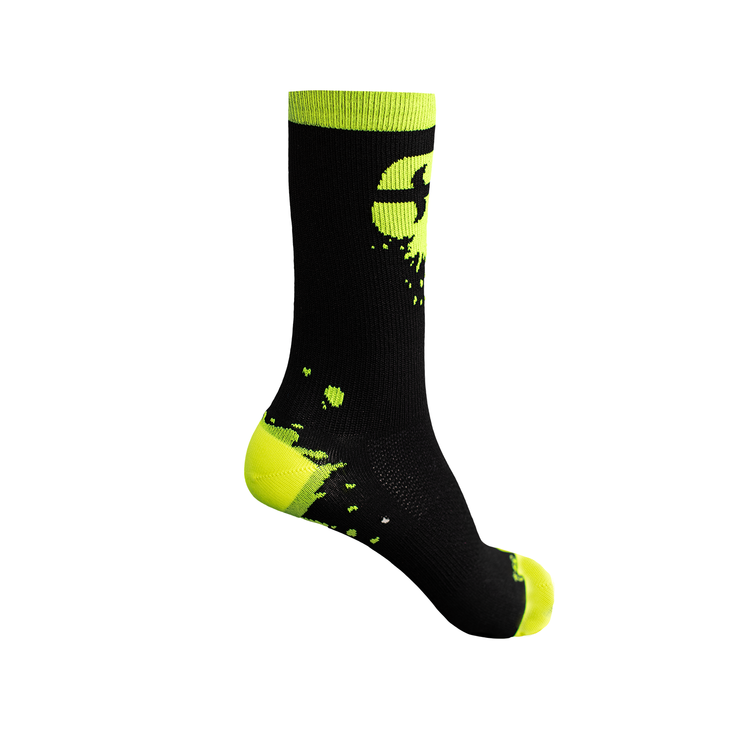 andSOCKHI24 nogavice - ČRNA/FLUO RUMENA/ZELENA - 43-46