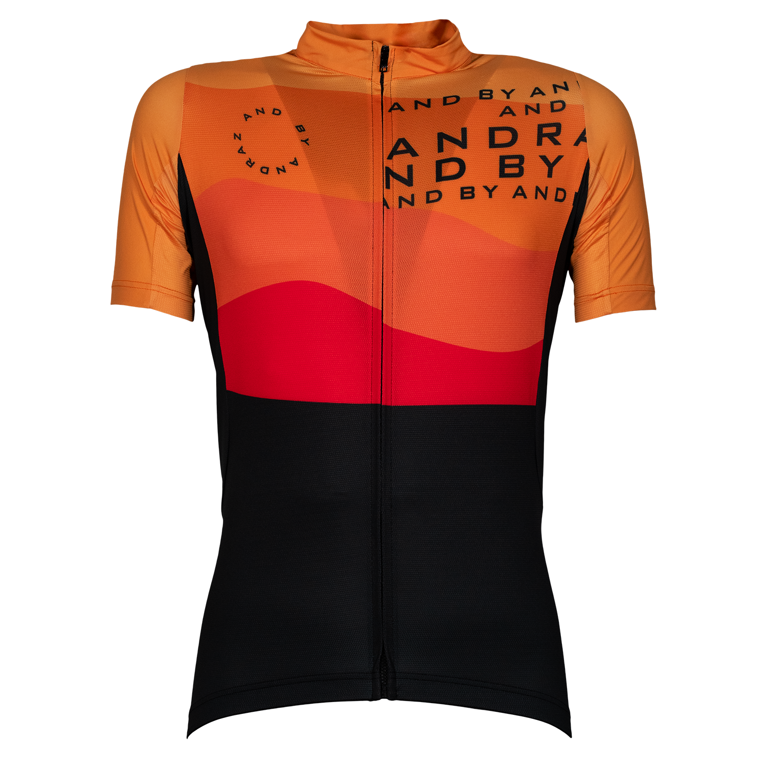 andTISS EXP KR moška majica - ORANŽ/ČRNA