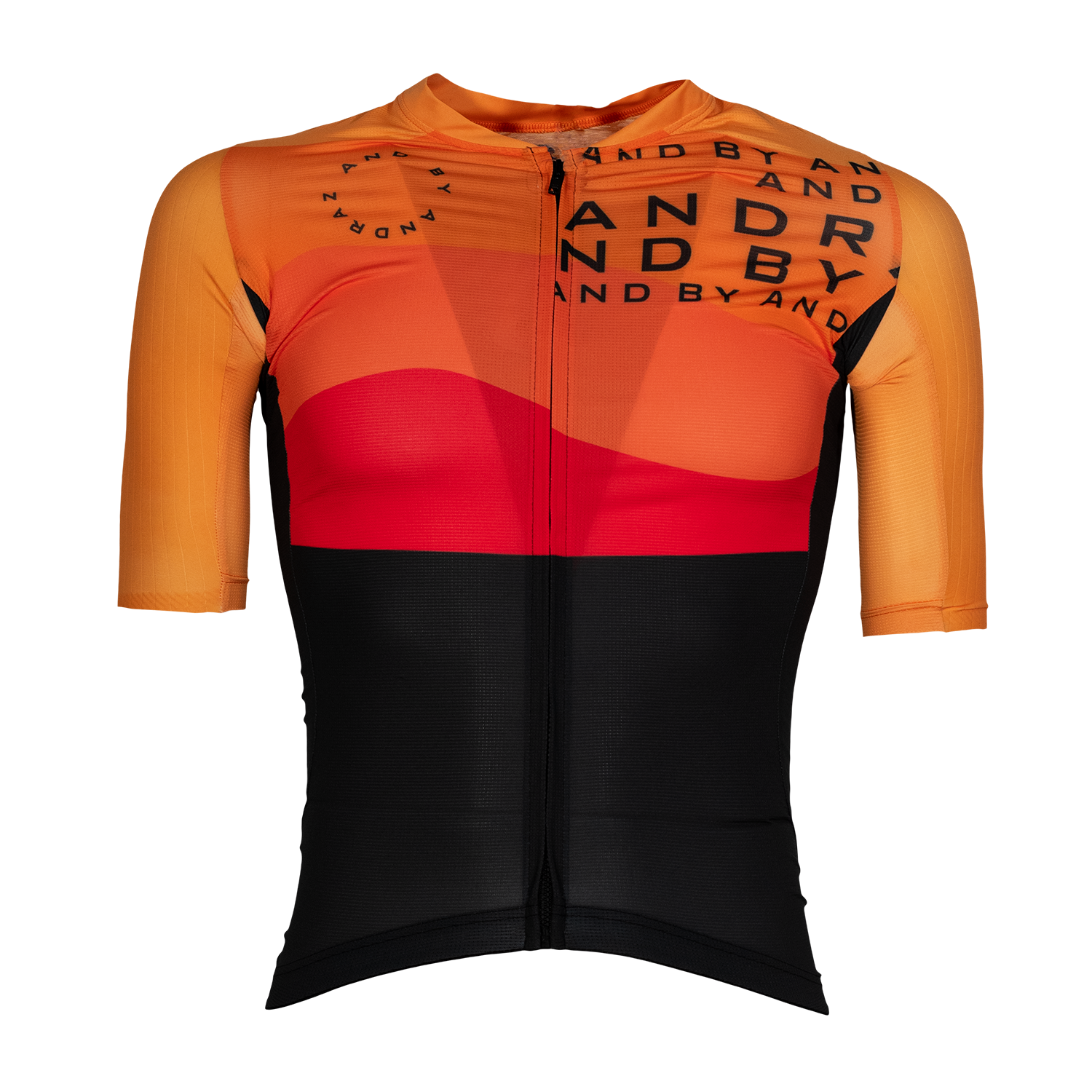 andTISS PRORACE KR - moška majica - ČRNA,ORANŽNA